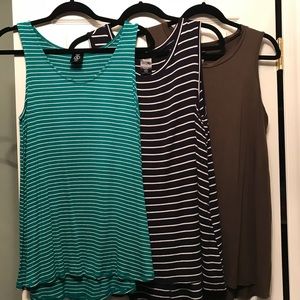 Lot of 3 Agnes & Dora Tanks